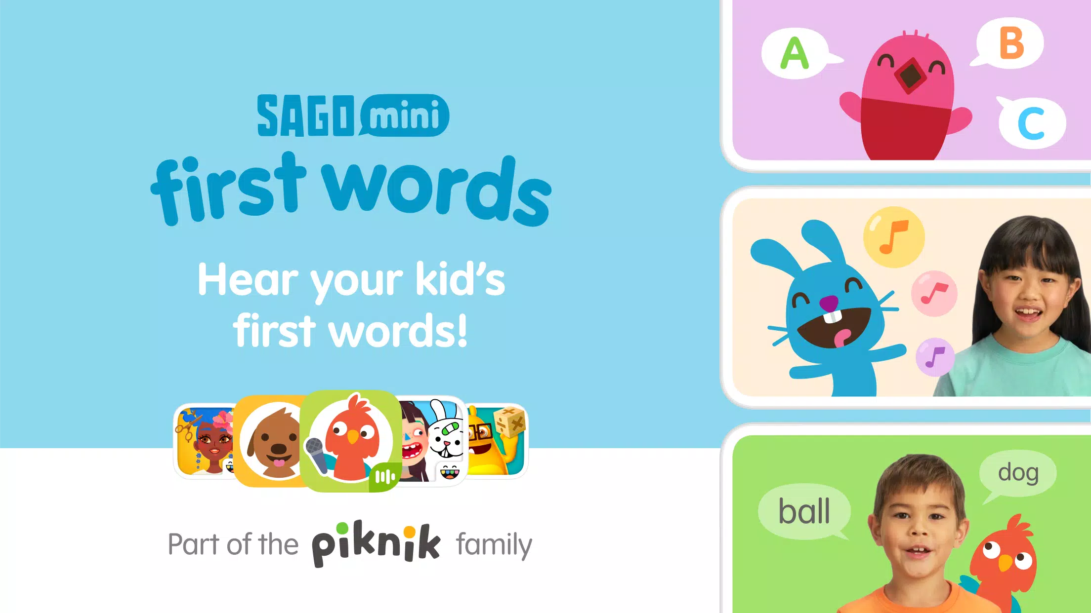 Sago Mini First Words: Kids 1+ ภาพหน้าจอ 0