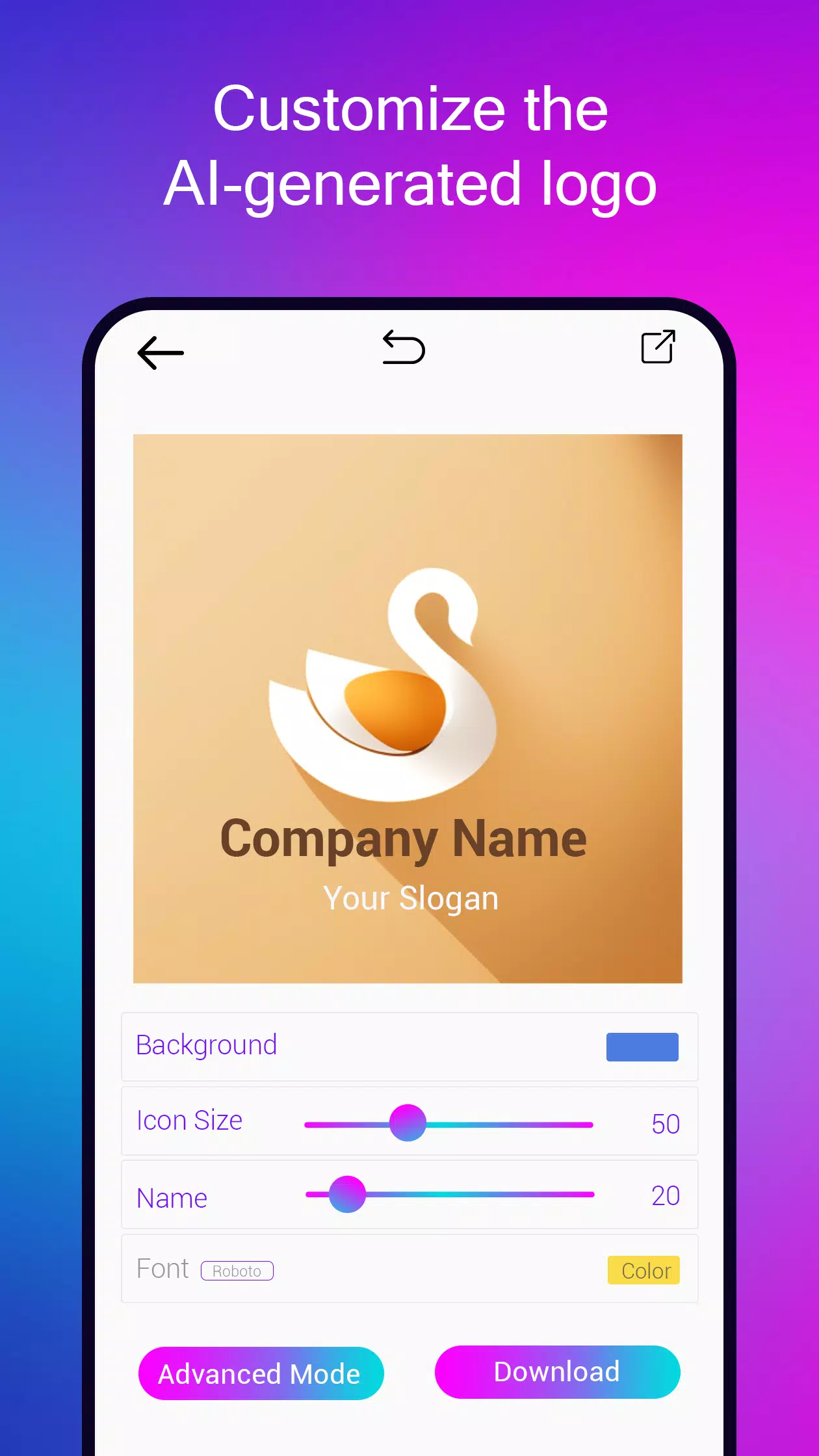 Logo maker AI Logo generator 螢幕截圖 3
