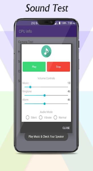 CPU-Z : Device & System info for Android™ Captura de pantalla 1