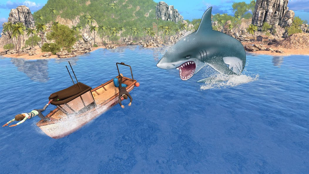 Angry Shark Games: Game 2024 Mod 螢幕截圖 2