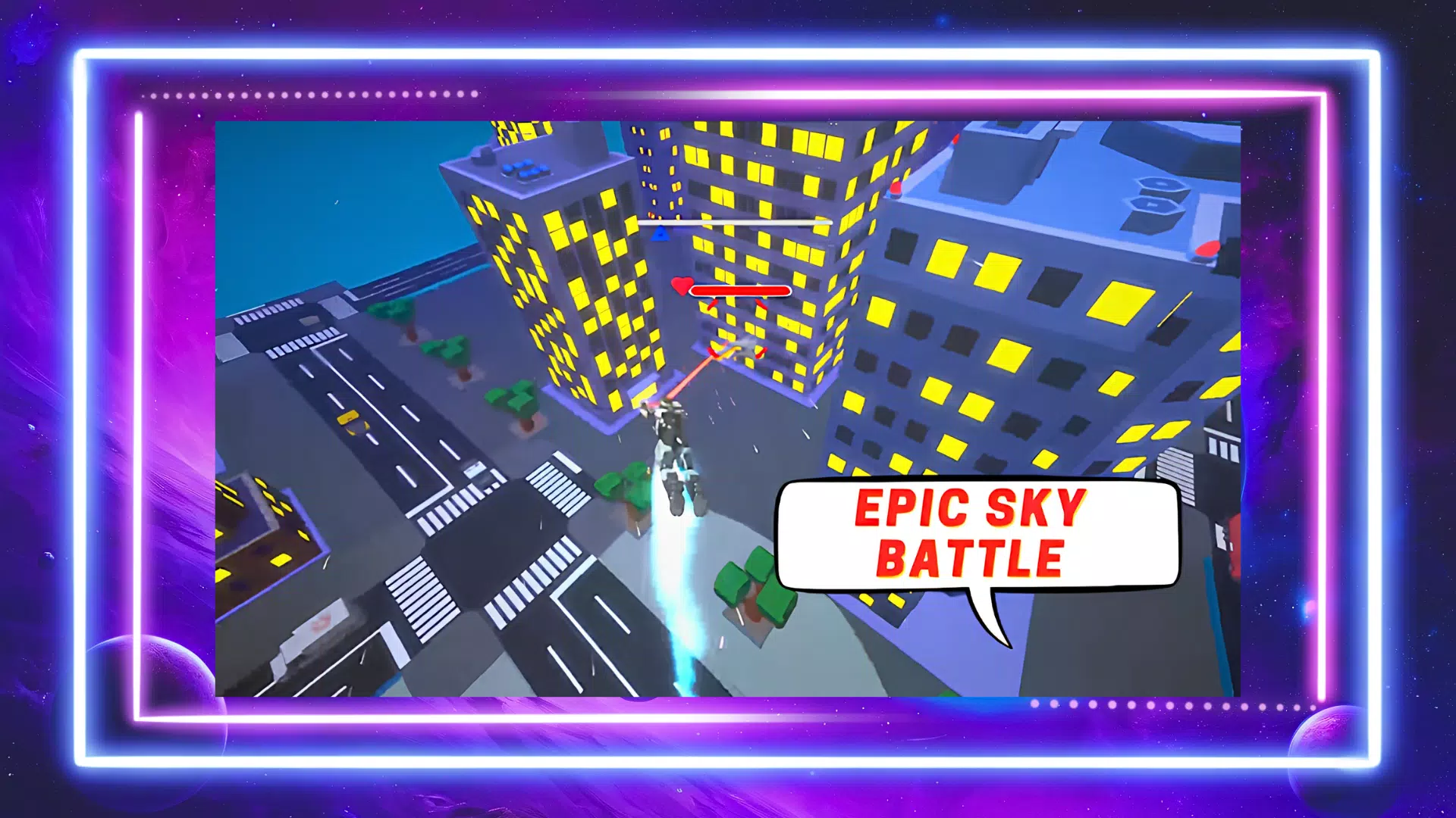 Flying hero man iron hero suit 螢幕截圖 1