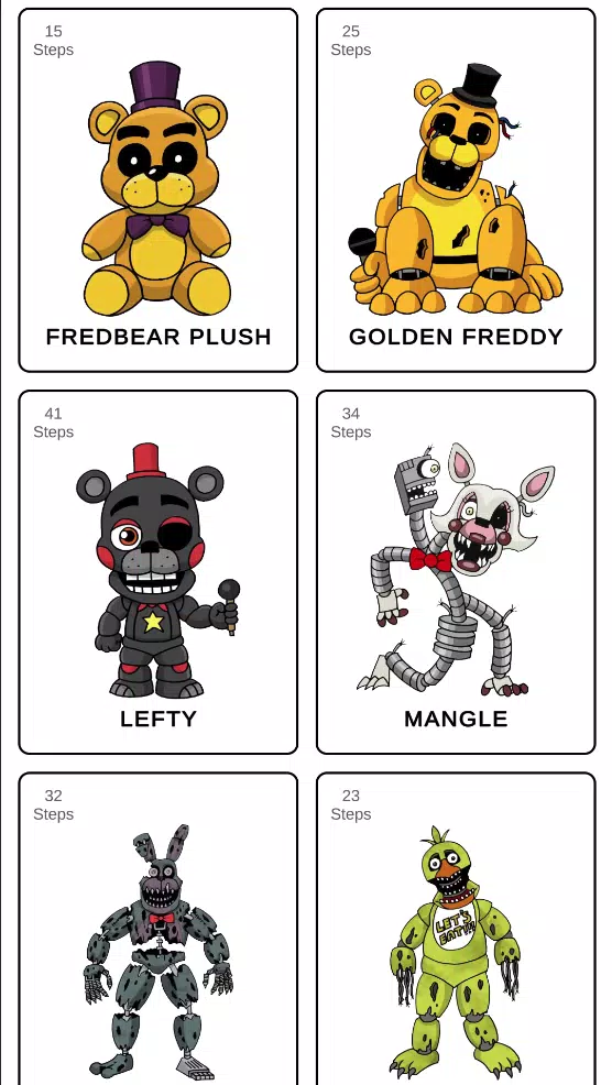 How to draw fnaffs Capture d'écran 2