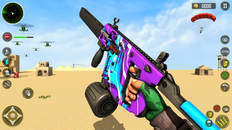 FPS Shooting game 3d gun game 螢幕截圖 0