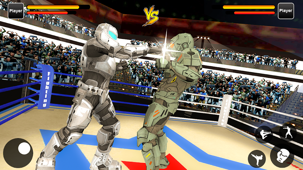 Robot Ring Fighting Real Robot VS Superhero Robot 스크린샷 0