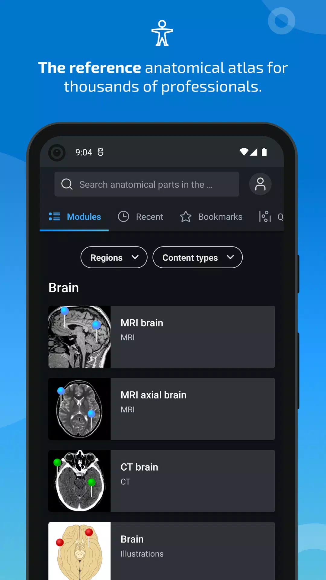 e-Anatomy Zrzut ekranu 0