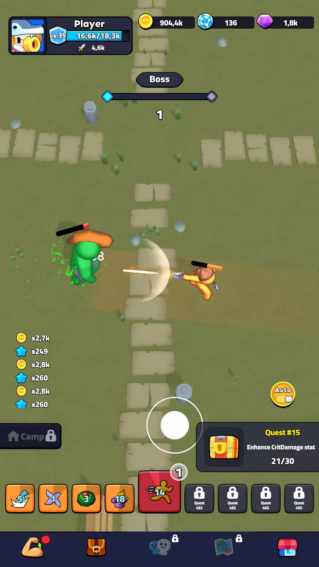 Idle Shooter: Survival 螢幕截圖 2