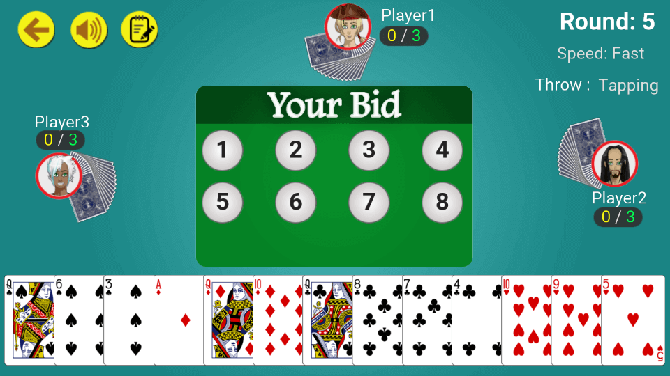 Call break : Offline Card Game 螢幕截圖 1