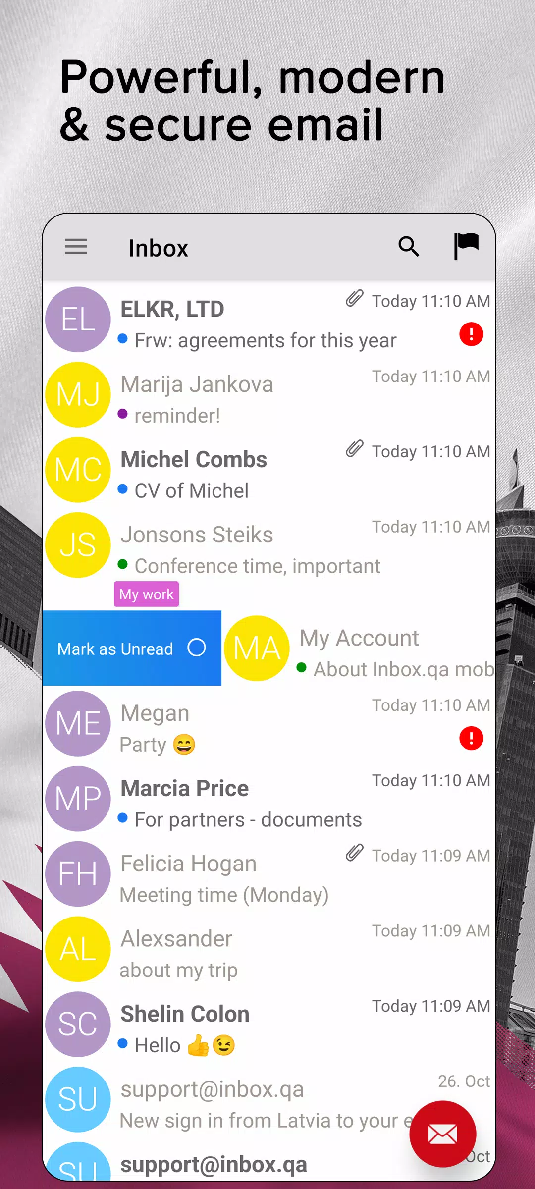 Inbox.qa email ภาพหน้าจอ 0