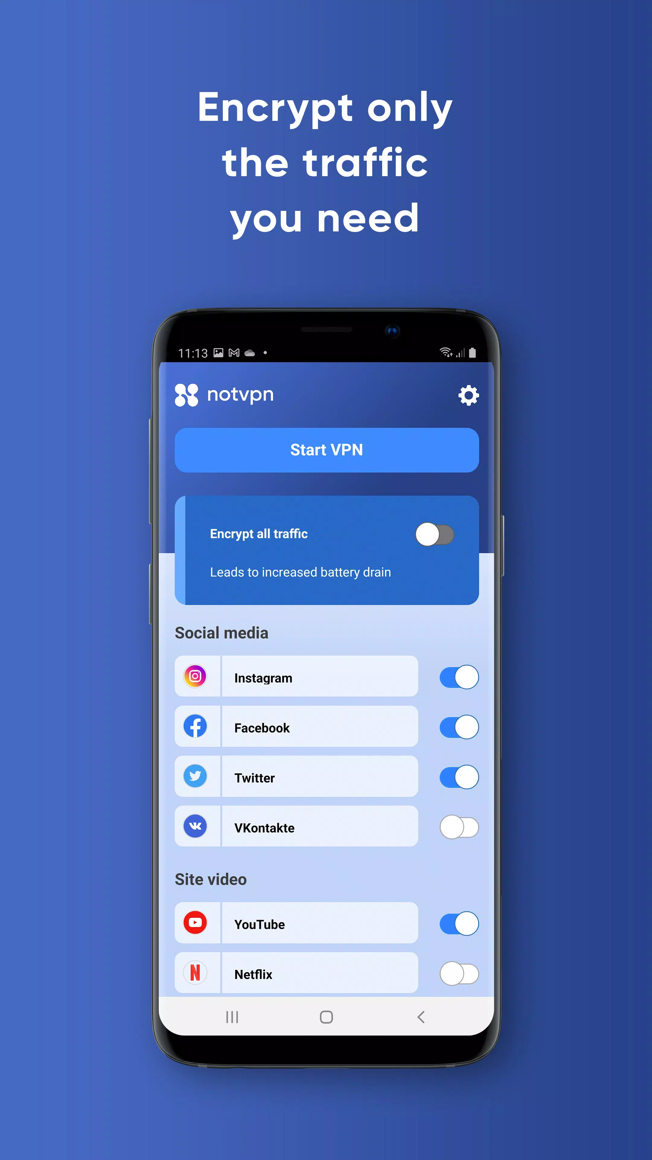 NotVPN Ảnh chụp màn hình 0