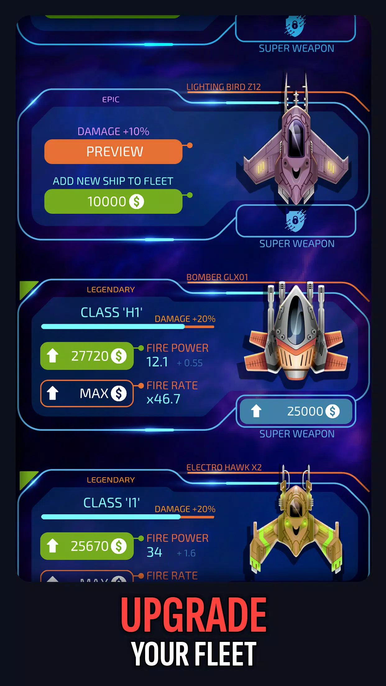 Schermata Galaxy Keeper: Space Shooter 3