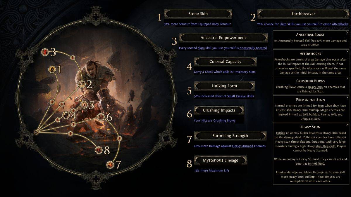 泰坦进阶职业技能树《流放之路2》