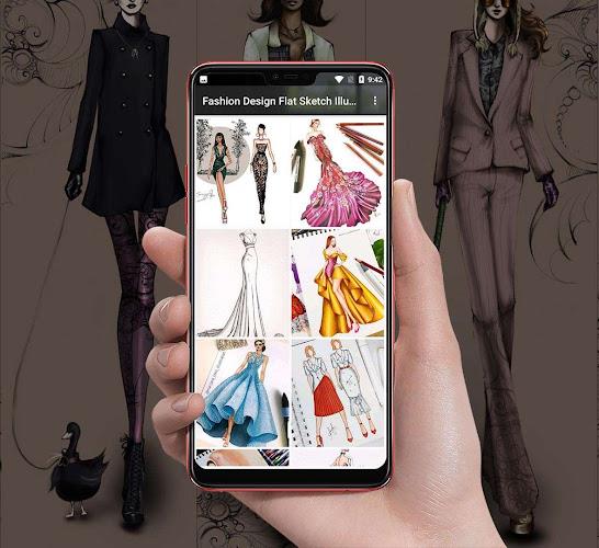 Fashion Design Flat Sketches স্ক্রিনশট 2