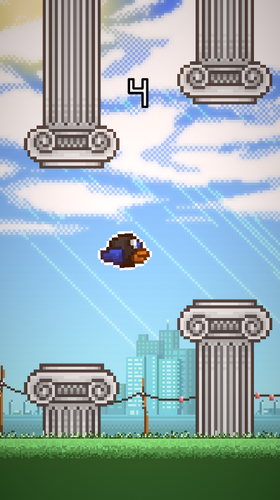 Hyper Day 4 - Flappy Bird Remake Ảnh chụp màn hình 1