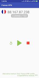 France VPN -Plugin for OpenVPN Captura de tela 1