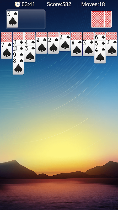 Spider Solitaire Classic Game 螢幕截圖 1