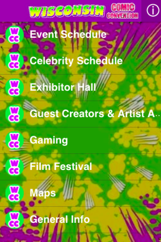 Wisconsin Comic Convention 螢幕截圖 0