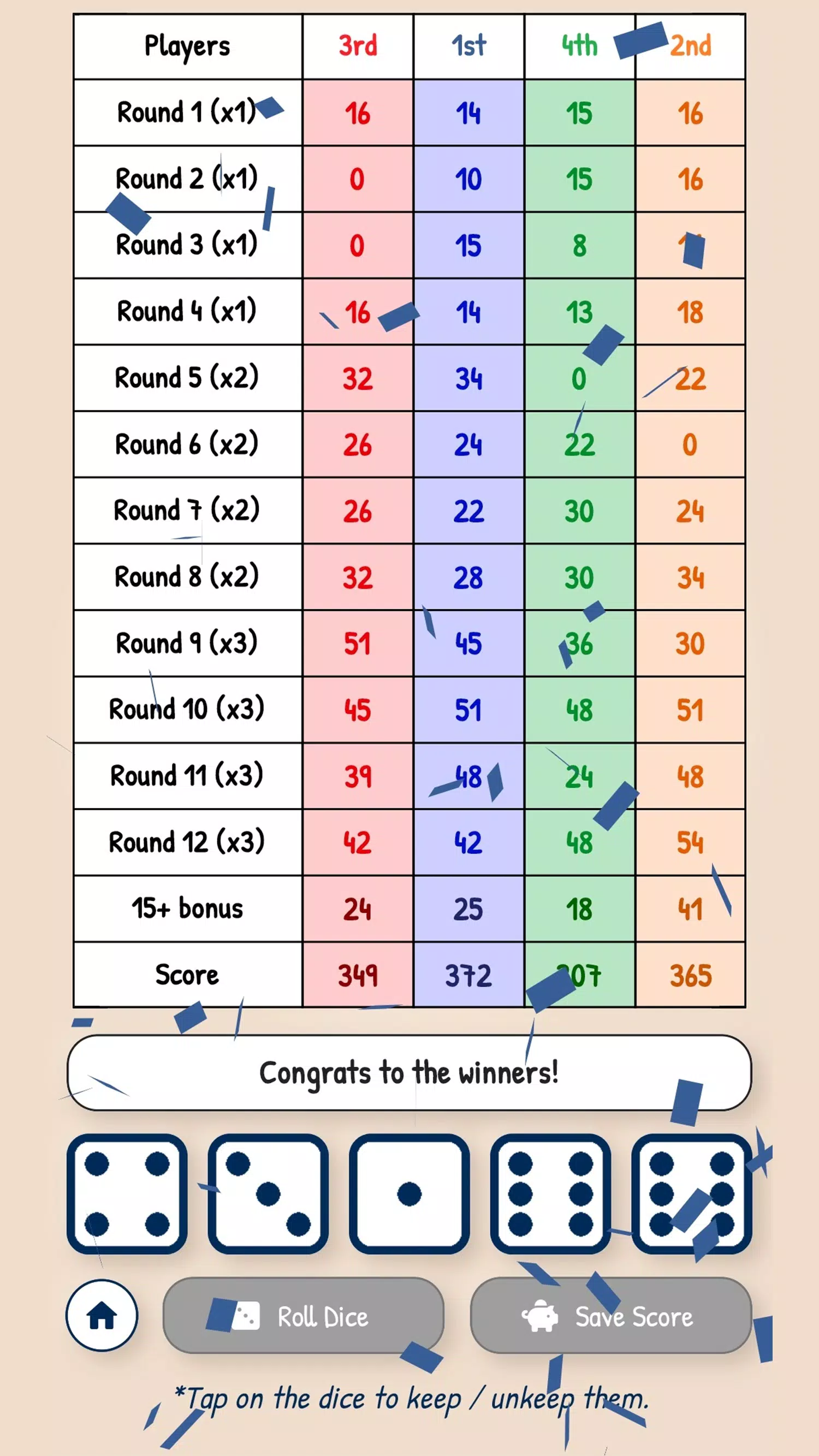 Lucky Dice Schermafbeelding 2