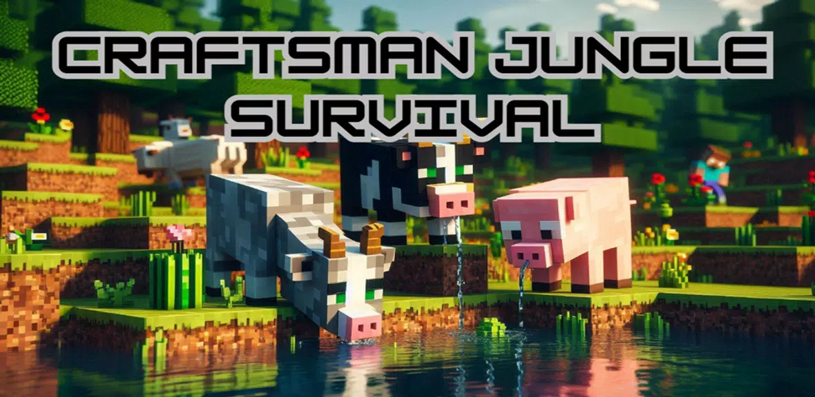 Craftsman Jungle Survival 螢幕截圖 1