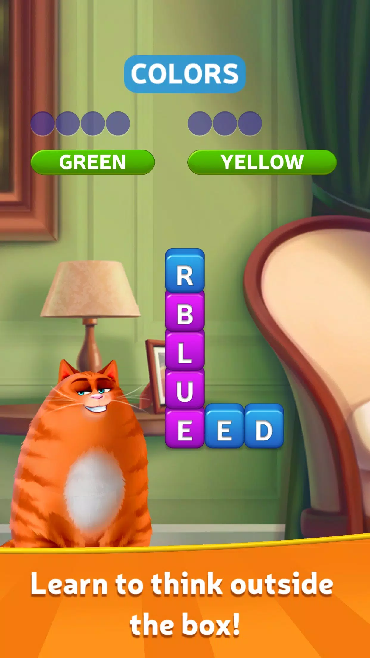 Kitty Scramble: Word Game 螢幕截圖 0
