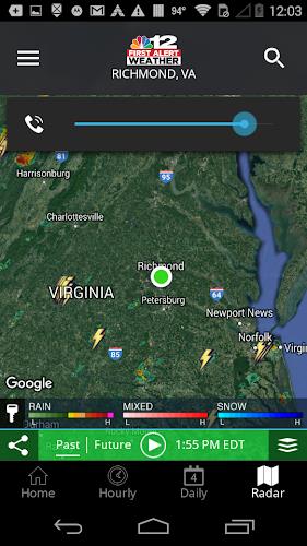 NBC12 First Alert Weather 螢幕截圖 3
