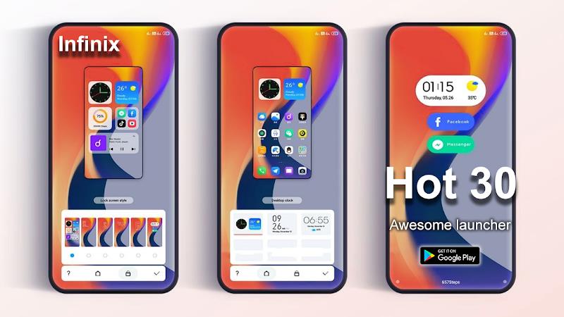 Infinix Hot 30 Launcher:Themes 螢幕截圖 2