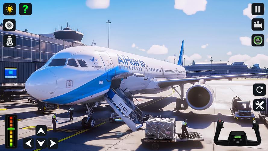 Airplane Simulator 3D Offline应用截图第3张