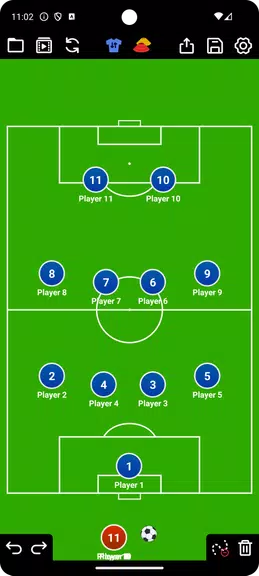 コーチ戦術的なボード-サッカー スクリーンショット 0