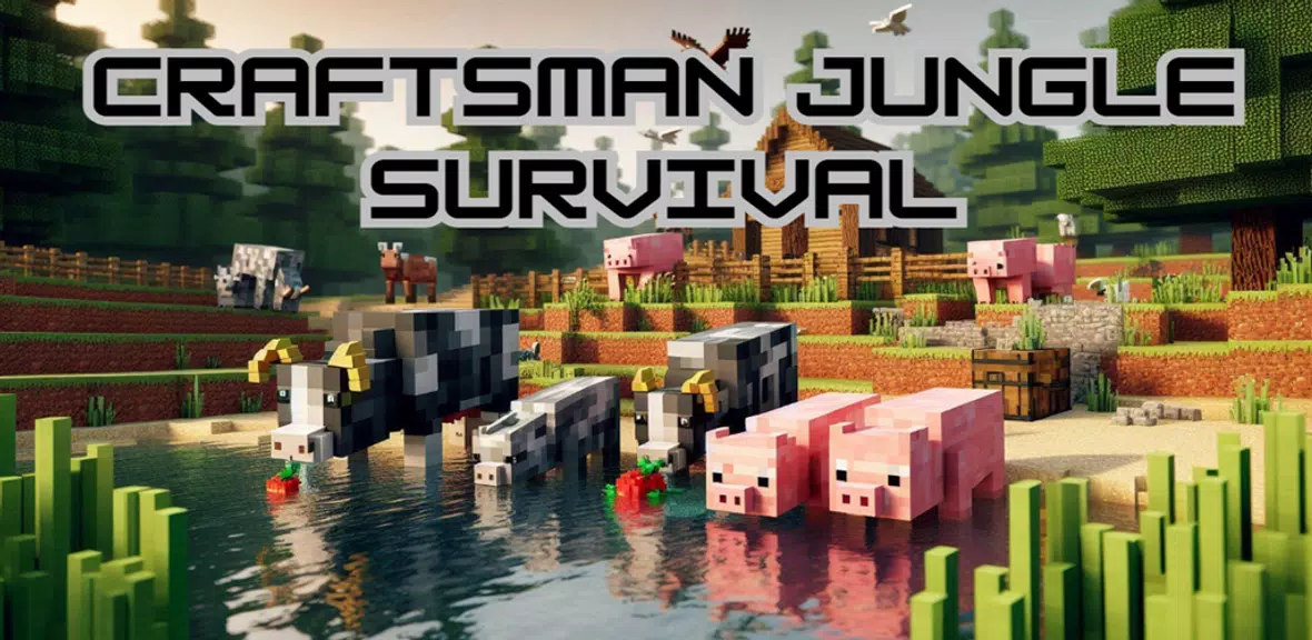 Craftsman Jungle Survival 螢幕截圖 0