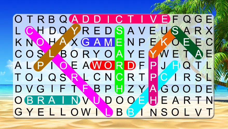Word Search : Find Hidden Word স্ক্রিনশট 1
