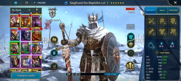 RAID Shadow Legends Mythical Champions Tier List