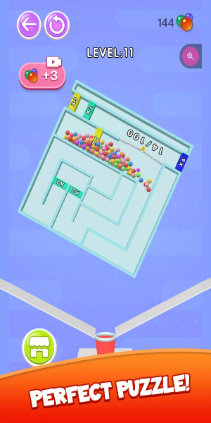 Maze Ball Mania Puzzle Game 螢幕截圖 0