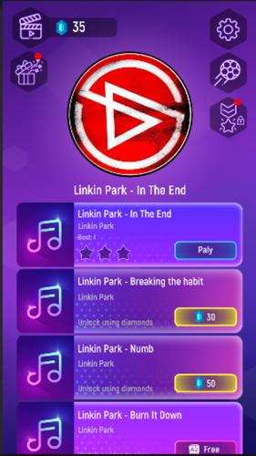 Linkin Park Tiles Rush -  Hop 螢幕截圖 1