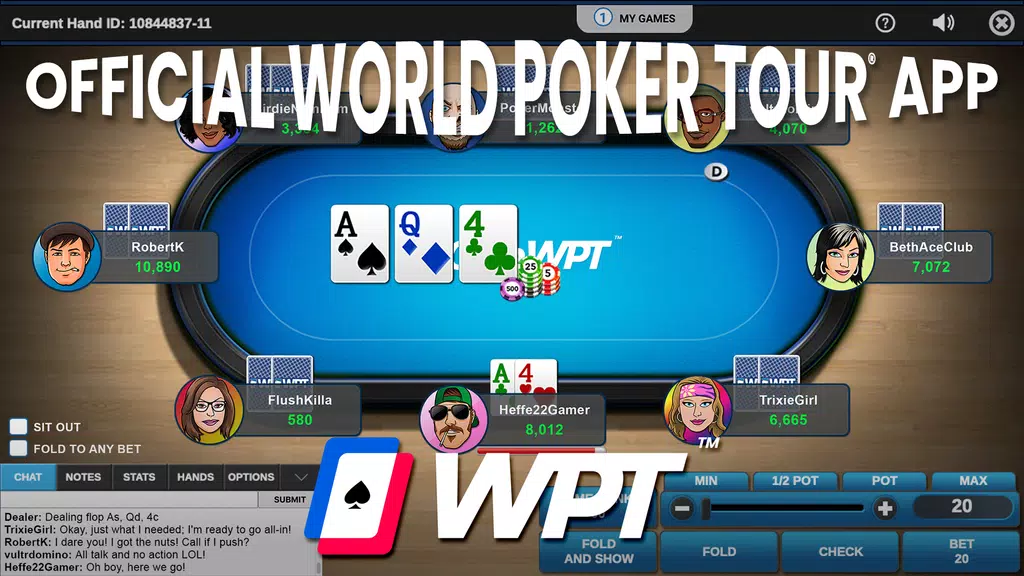 ClubWPT: Free Poker, Casino Capture d'écran 0