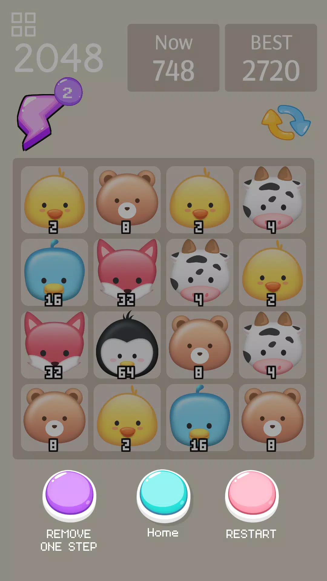 Cats Of 2048 螢幕截圖 3
