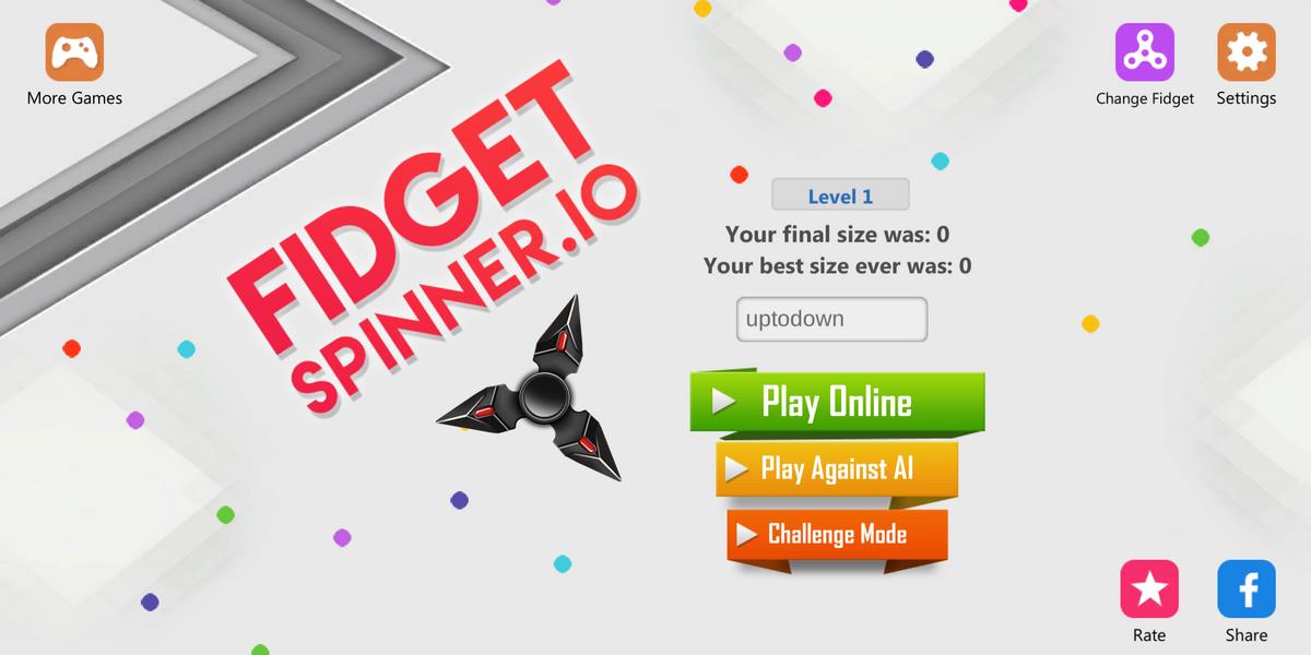 Fidget Spinner IO Tangkapan skrin 1