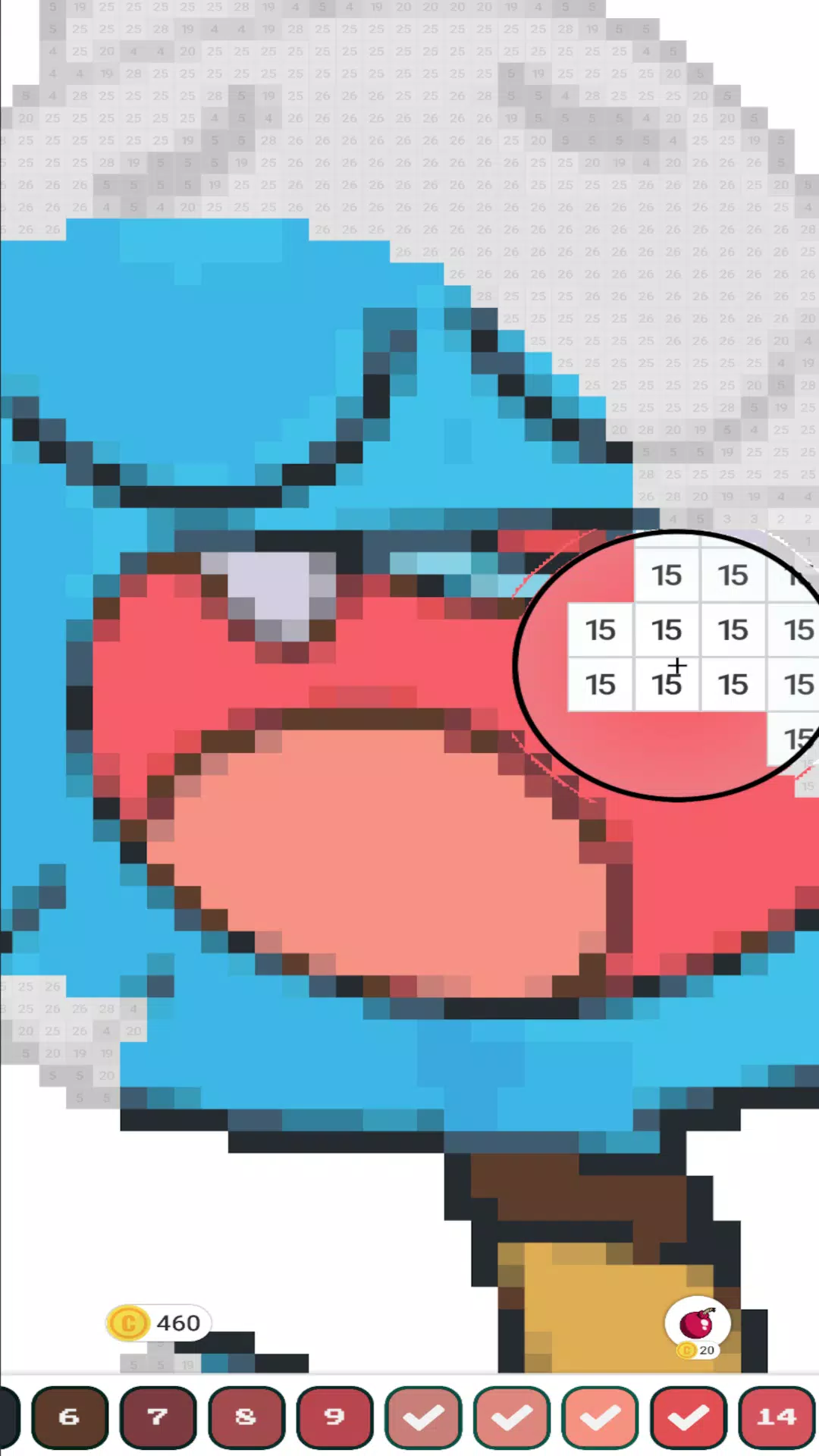 Gumball Pixel Art Coloring 螢幕截圖 3