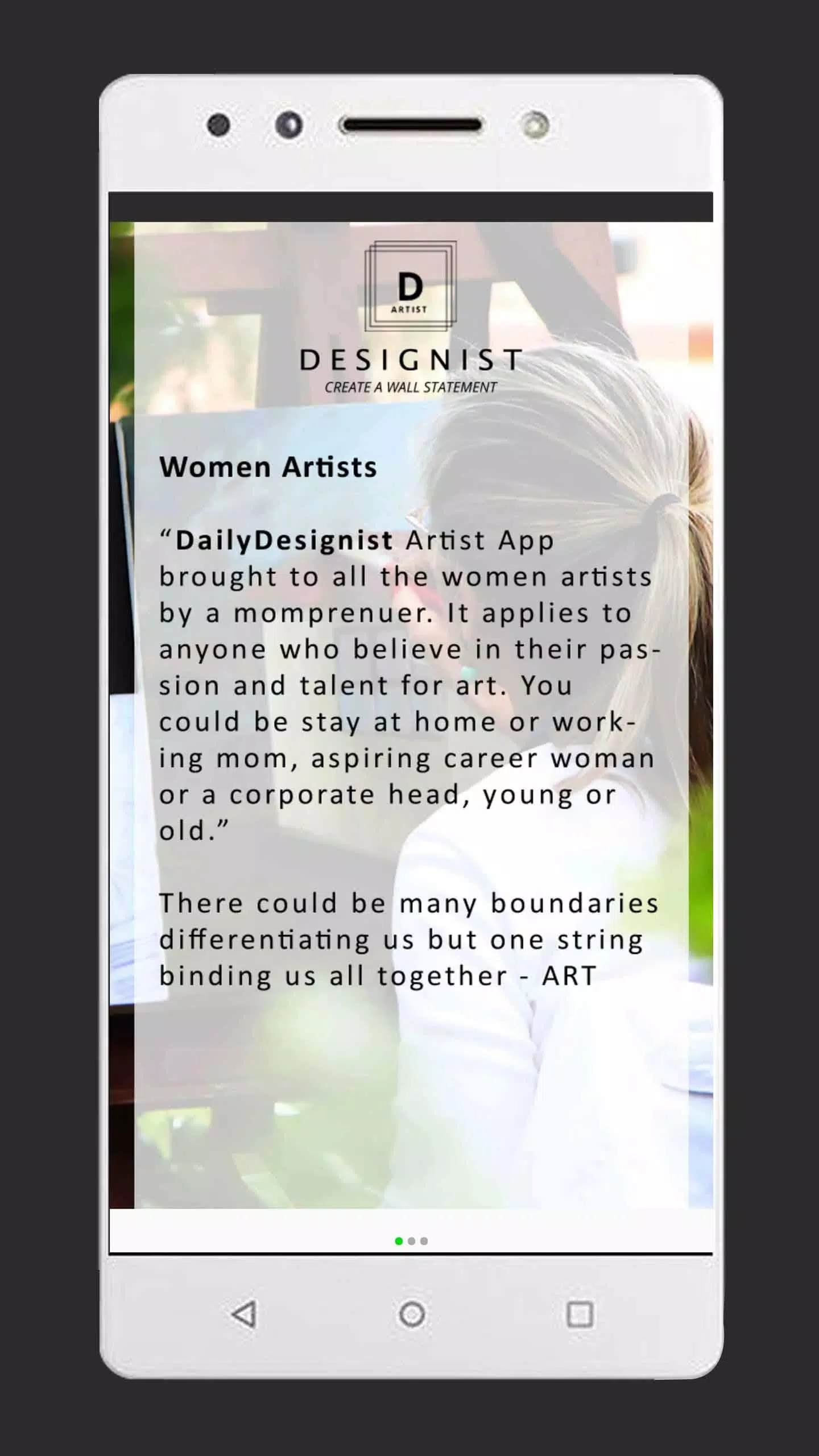DailyDesignist Artists 螢幕截圖 0