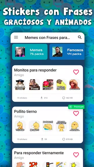 Memes con Frases para WhatsApp Capture d'écran 2