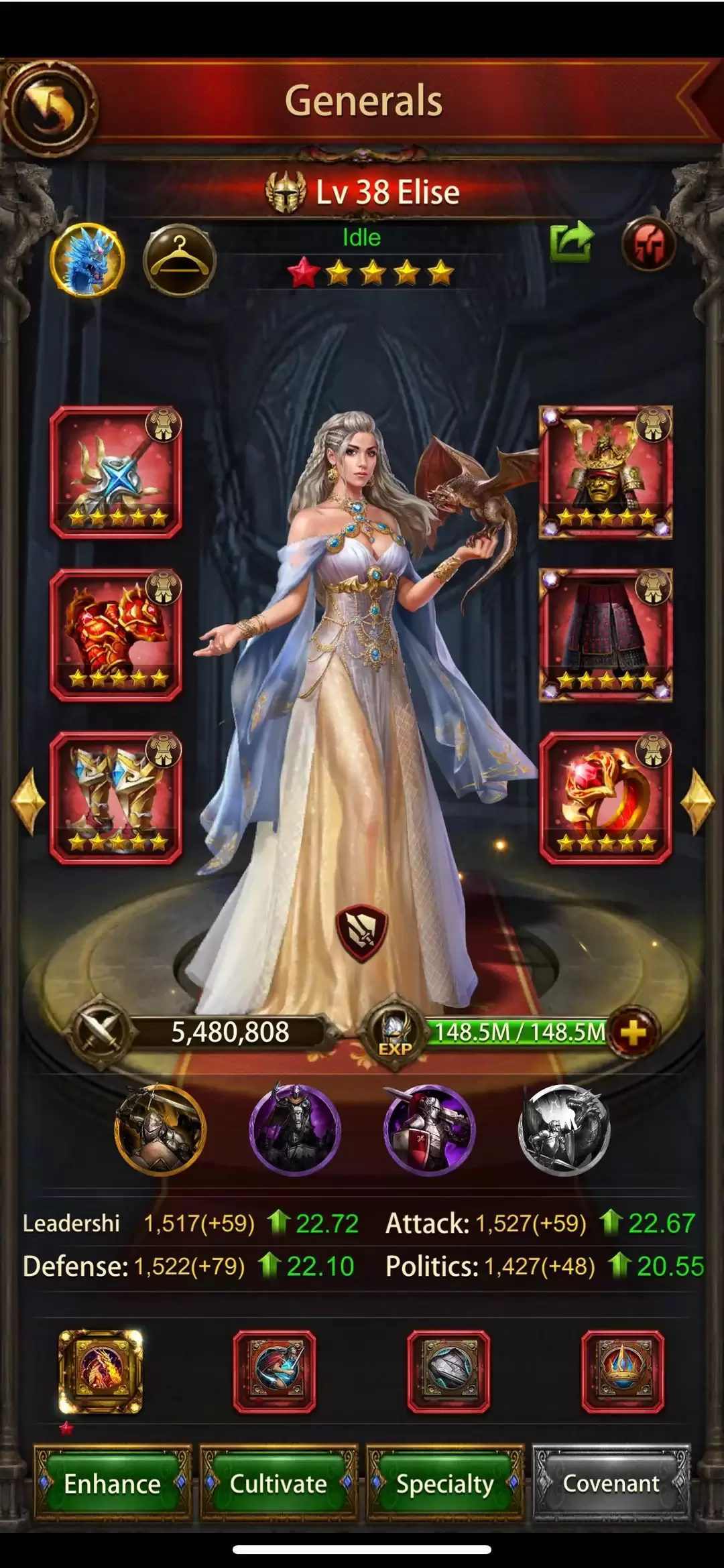 Elise Cavalry General