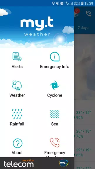 my.t weather Captura de tela 2