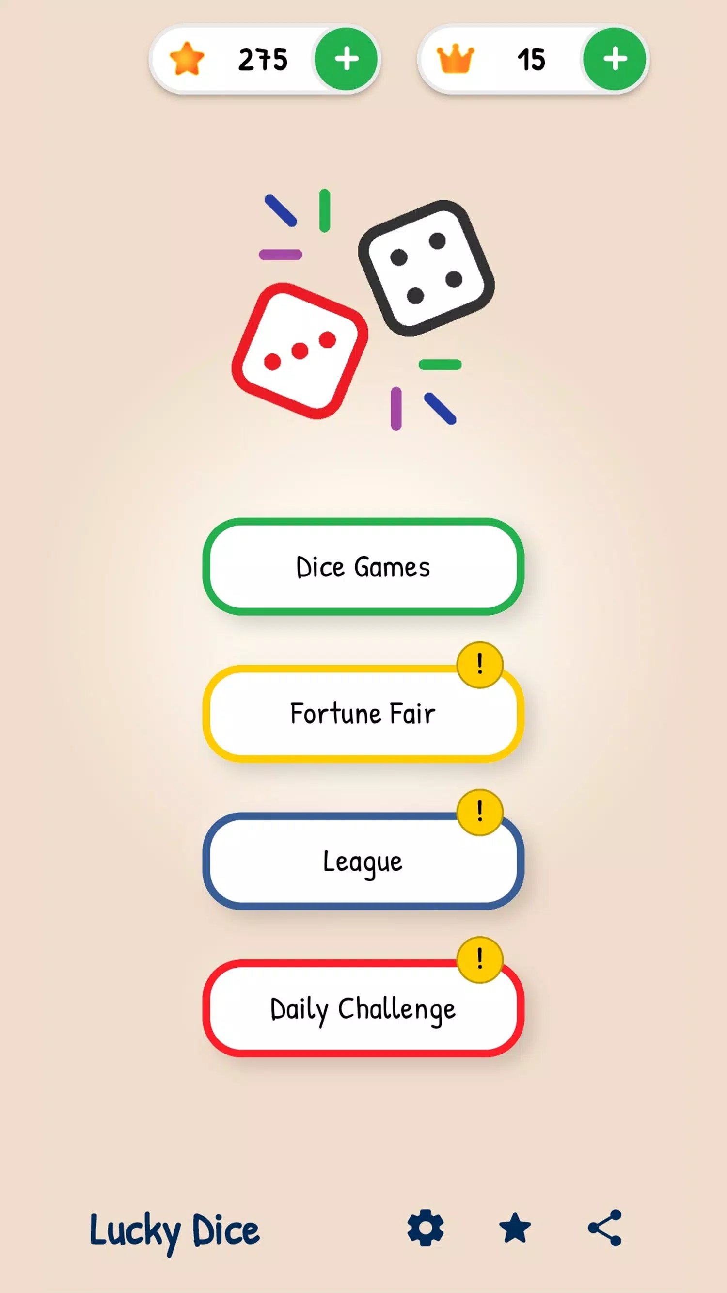 Lucky Dice Schermafbeelding 0