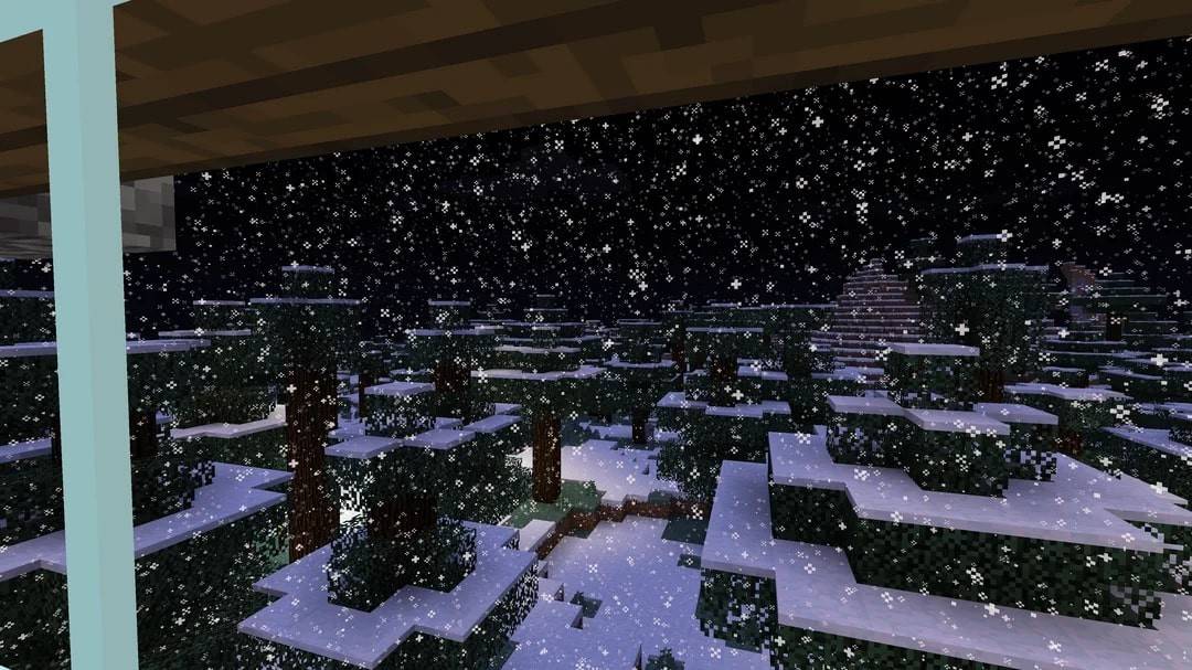 Bild: Reddit.com minecraft snow biome seed