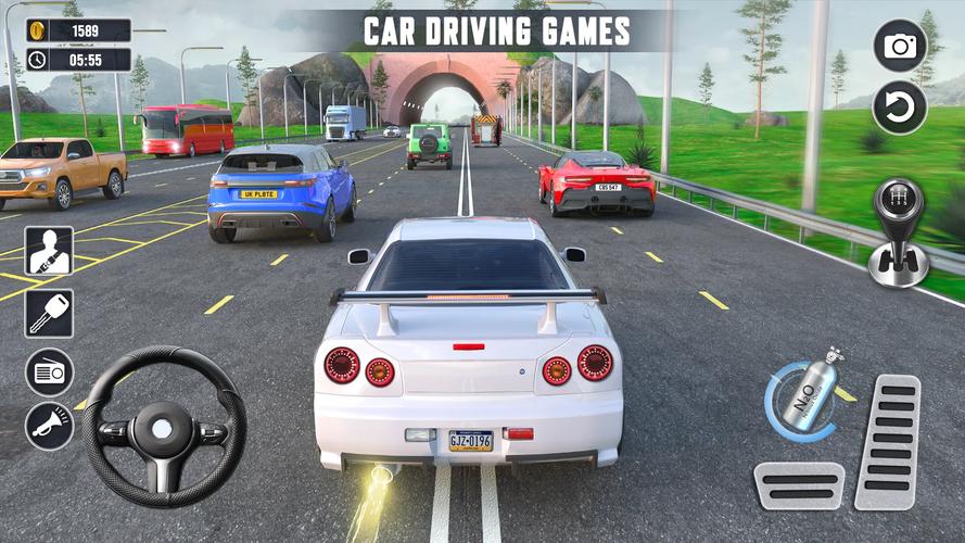Real Highway Car Racing Games Ảnh chụp màn hình 0