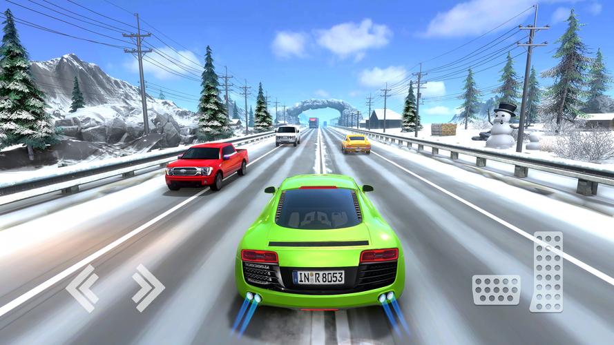 Real Highway Car Racing Games Ảnh chụp màn hình 2