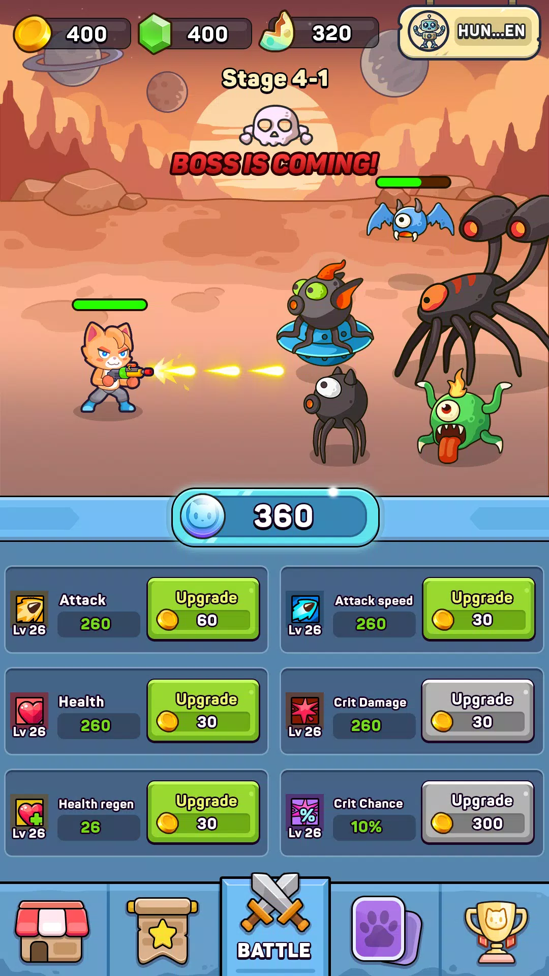 Cat Battle Ekran Görüntüsü 2