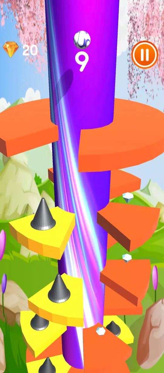 Tower Jumping ball スクリーンショット 1