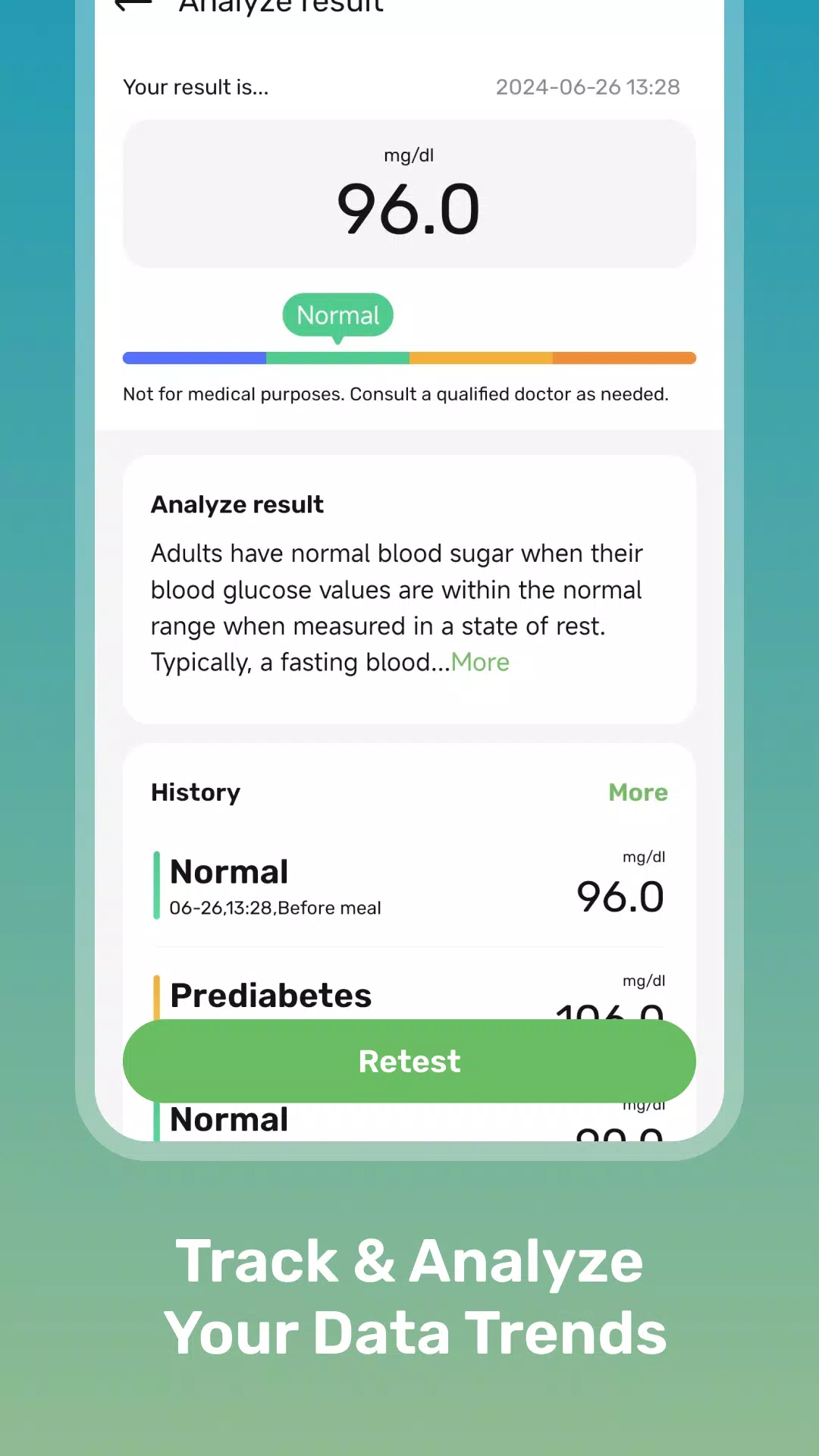 Health Sense: Blood Sugar Hub 螢幕截圖 3