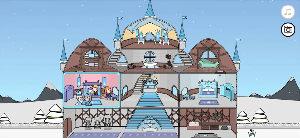 Ice Princess Dollhouse Design 螢幕截圖 2