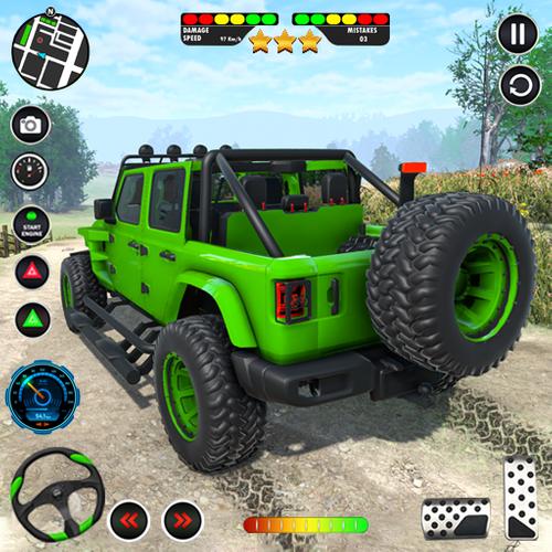 US Offroad Fury Car Driving 3D Captura de tela 0