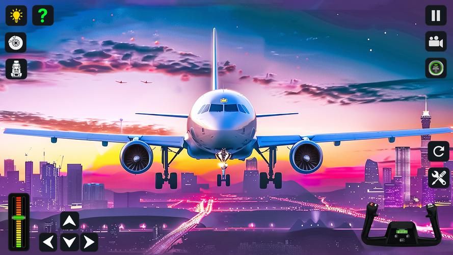 Airplane Simulator 3D Offline应用截图第1张